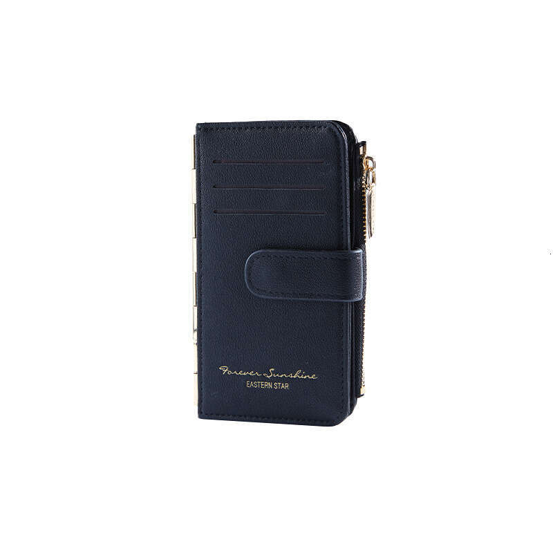 New Style Card Holder High-end Multi-card Slot Large Capacity Wallet Fashion Metal Zipper Multi-functional Coin Purse
