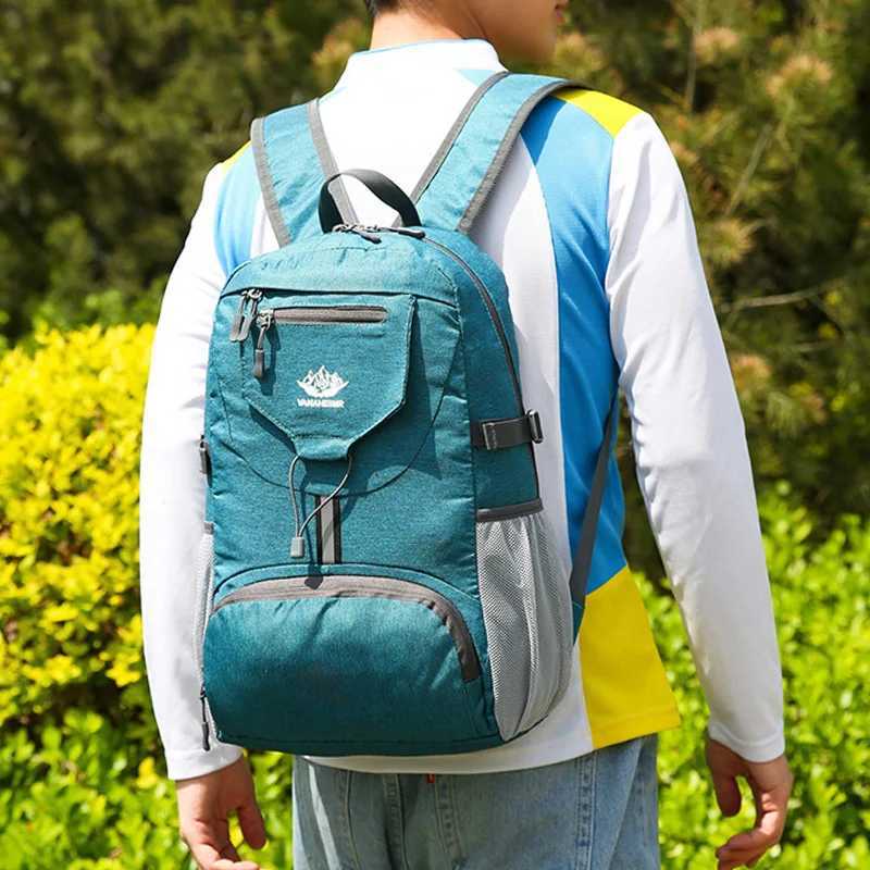 Lightweight Foldable Backpack Travel Bag For Men Women Portable Ultralight Outdoor Sports Camping Climbing Daypack Trekking BagW250603