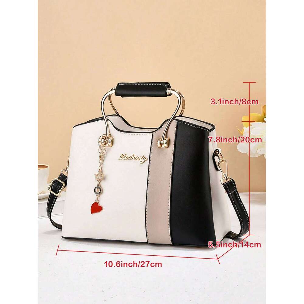 Women's Bags Designer Fashionable Contrasting Women's Stylish Mother's Bag, Handbag Suitable For Girls' Daily Dating Gifts
