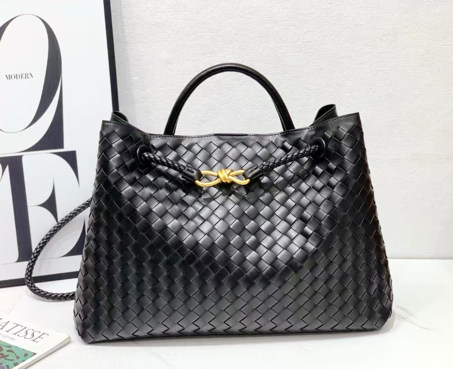 Women's Designer Knit Ropeworks Handbag - Luxurious Amiando Shoulder & Crossbody