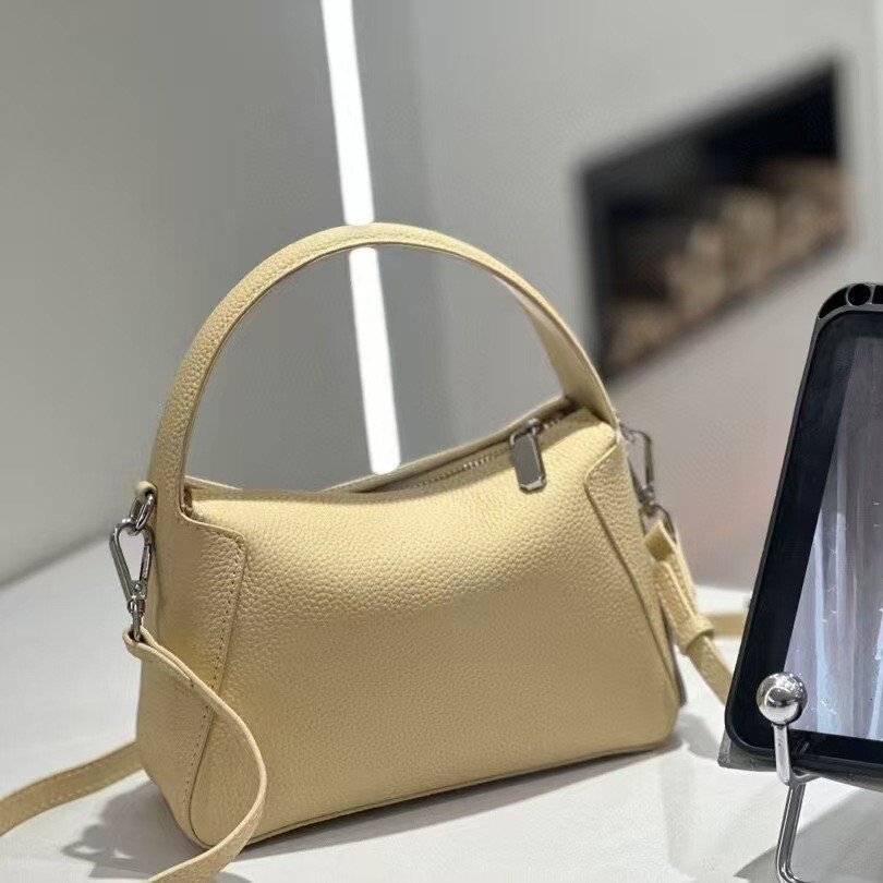 New Fashion Shoulder Slant Small Square Bag, Genuine Leather Women's Bag, niche designer Dumpling Bag, Women's Shoulder Bag