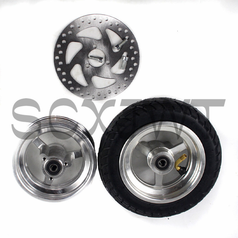 8x2.00-5 8inch Electric Scooter Disc Brake Wheel Hub Thickened Vacuum Inner and Outer Tube Solid Tire