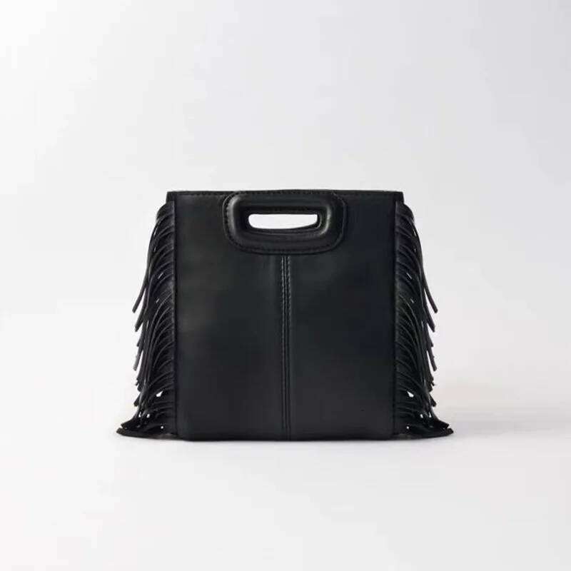 New Retro Women Shoulder Black Leather Fashion Crossbody Bag Casual Outdoor Ladies Handbag