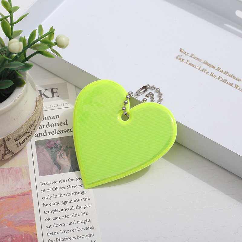 Creative Reflective Pendant for Backpacks - Safe Travel at Night with Multicolor PVC Glow-In-The-Dark Design