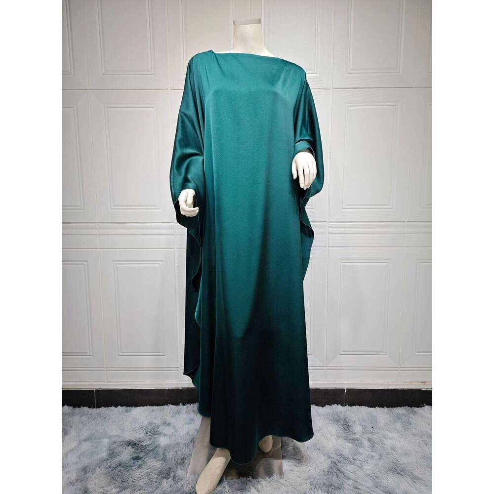 Mq096abaya Muslim Dress Modest Fashion Pullover Soft Light Embroidered Long Robe Women's Clothing B5