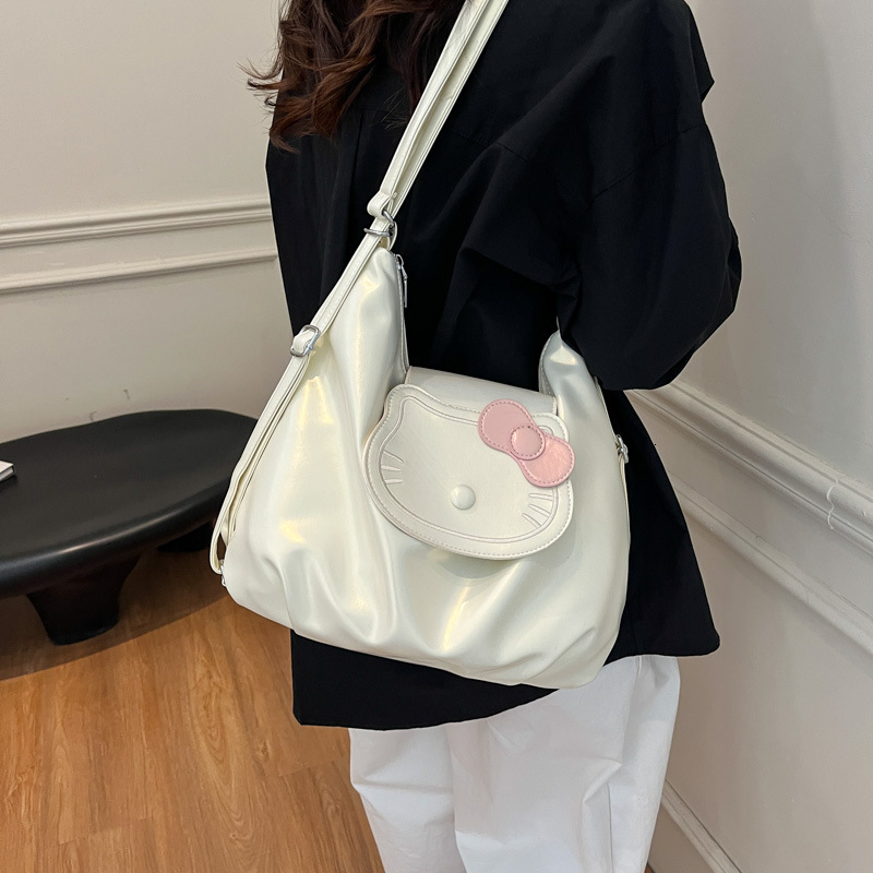 designer Korean Style INS Casual Versatile Tote Bag for Women 2025 New Trendy Fashion Shoulder Bag Large Capacity Simple Backpack