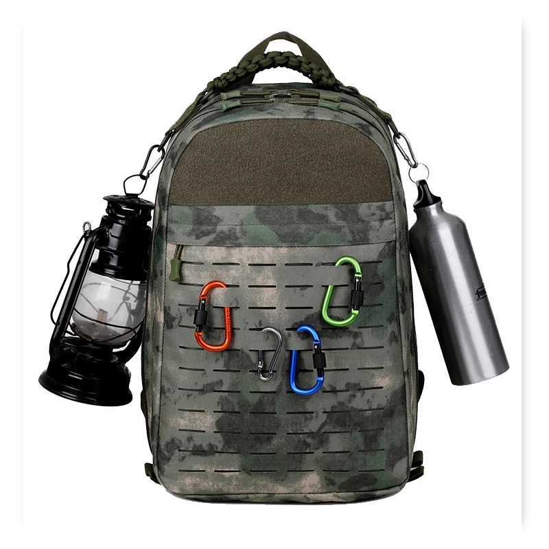 Multi-functional Waterproof Tactical Backpack Camouflage Bag Fan Bags Outdoor Hiking Travel Camping Sports W250603