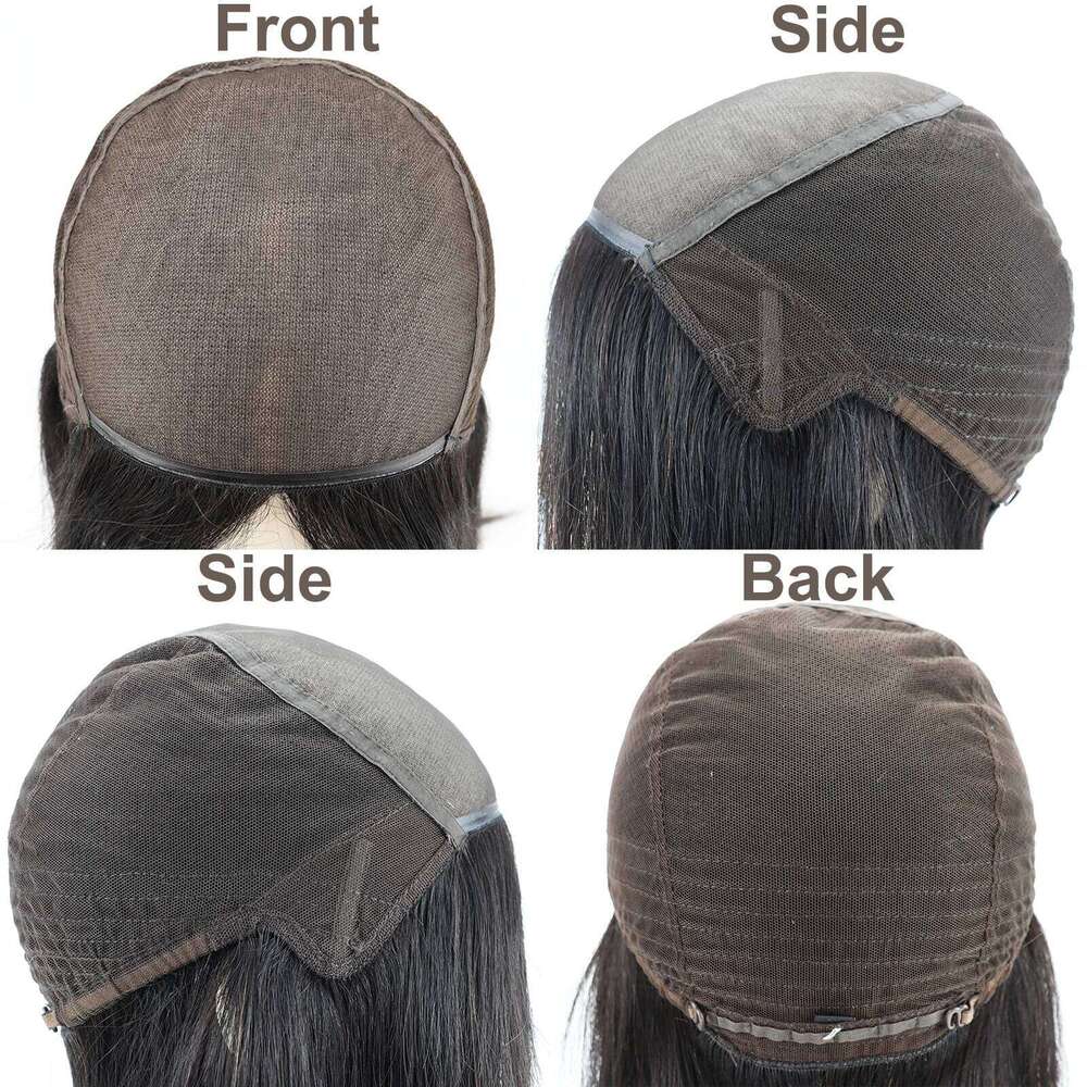 Hand Tied Real Virgin European Human Hair Base Full Lace Natural Scalp Look Light Breathable Silk Top Wig for Women