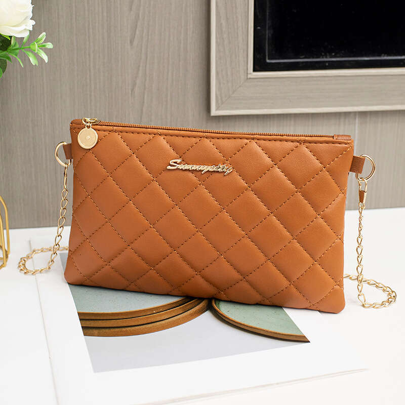 Casual Classic Small 2025 New Handbags Quilted Shoulder Women's Makeup Textured Benefit Bag