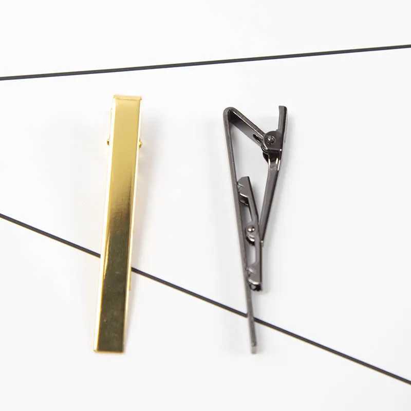 New Tie Clips for Mens Metal Necktie Bar Dress Shirts Tie Pin for Wedding Ceremony Metal Silver Color Tie Clip Mens Accessories W250604