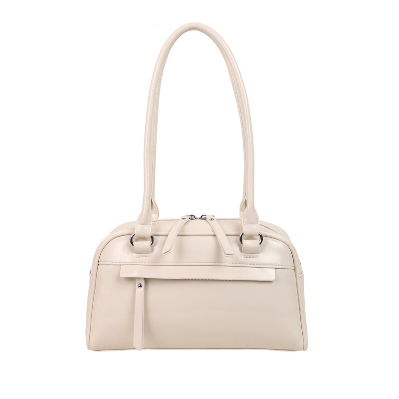 designer Korean Style Fashion High-end Underarm Bag for Women 2025 New Simple Versatile Single Shoulder Bowling Ball Tote Bag