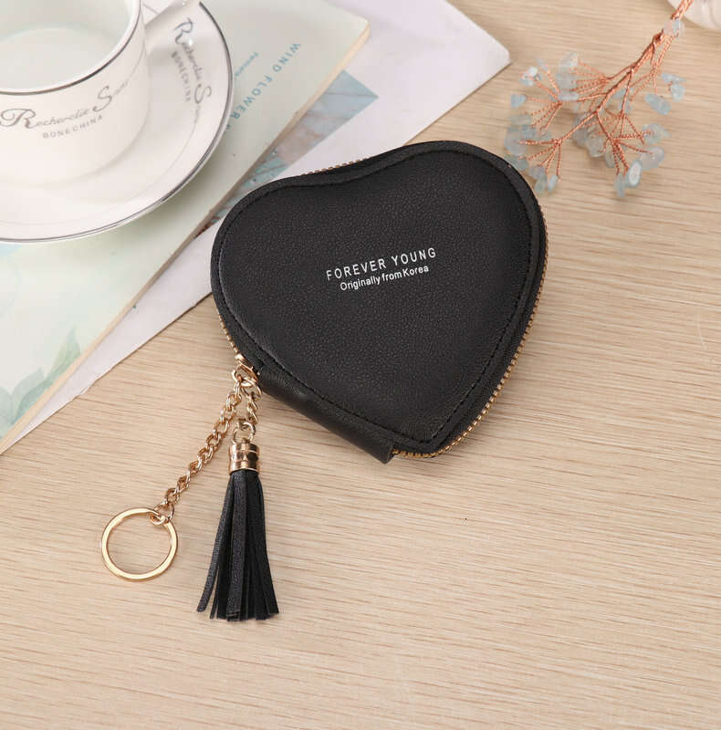 Key Bag Mini Cute Wallet PU Clutch Anti-Degaussing Coin Purse Card Holder