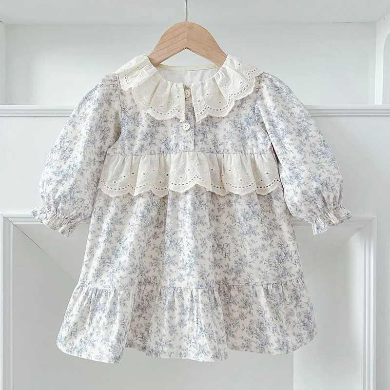 0-6Yrs Baby Girl Princess Dress Spring Children Outfits Sweet Embroidery Clothes Kids Toddler Girl Dresses Infant Baby Clothes R250530