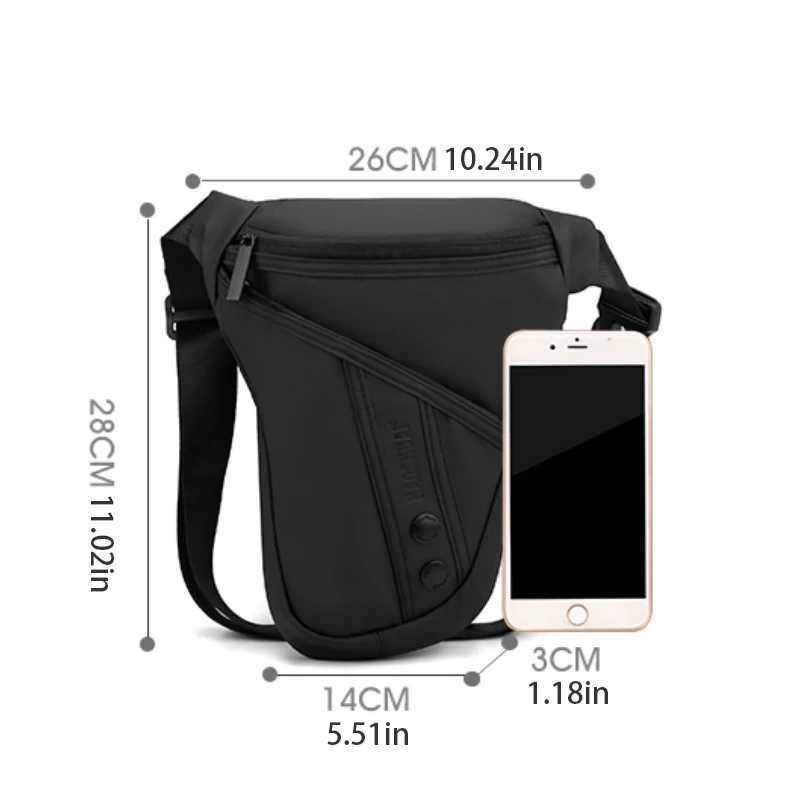 Womens leg bag mens motorcycle riding waist bag multifunctional travel fishing hiking bicycle hip bag W250604