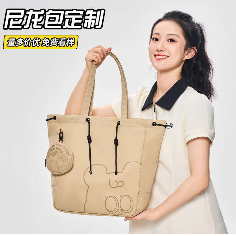Nylon Fashion Crossbody Custom Pattern Waterproof Tote Large Capacity Canvas Bag