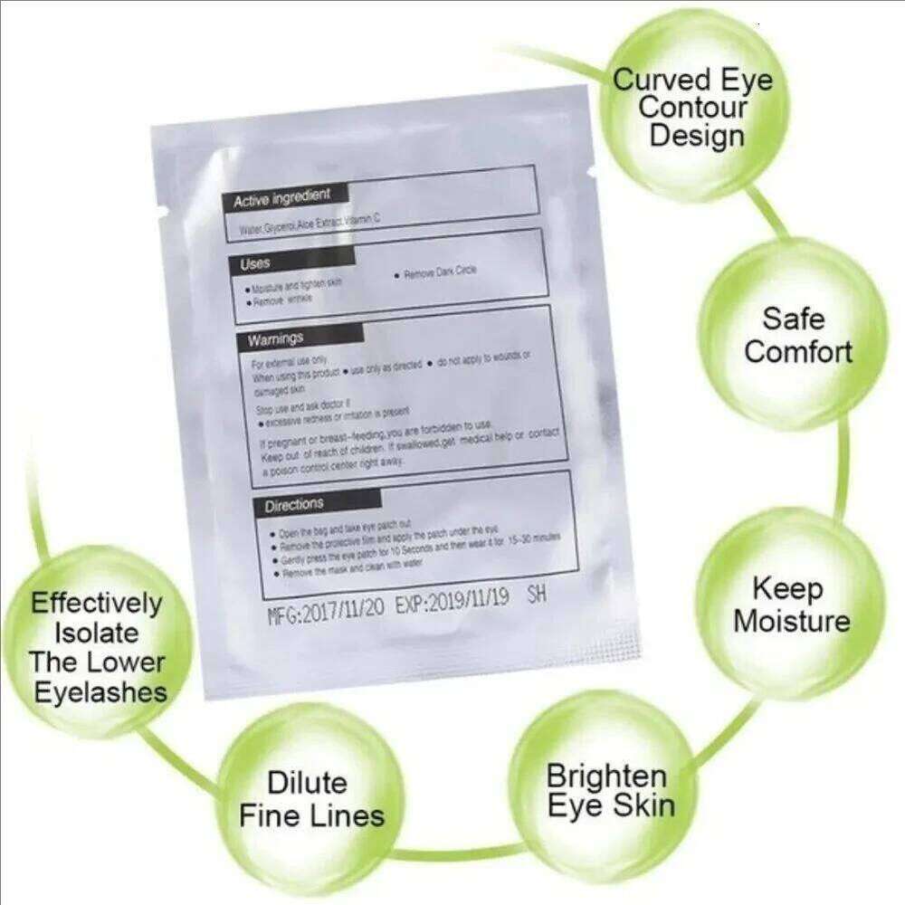 Wrinkles MJ 100pairs eye eyelash under eyelashes fake lashes stickers lash extension supplies patches for building eyel free shipping
