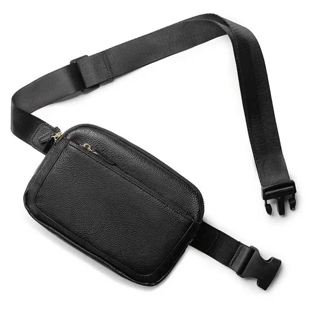 Korean Style Womens Fanny Pack PU Leather Adjustable Strap Women Waist Bag Card Pocket Clutch Bag Crossbody Chest Bag Outdoor W250604