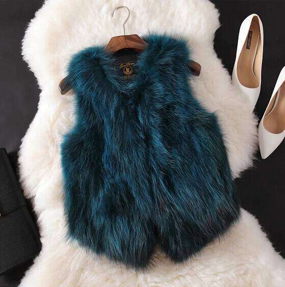 100% Real Raccoon Women Sleevess Vest Factory Outlet Wholesale Multi Custom Big Size Genuine Nature Pure Fur Gilet DFP978
