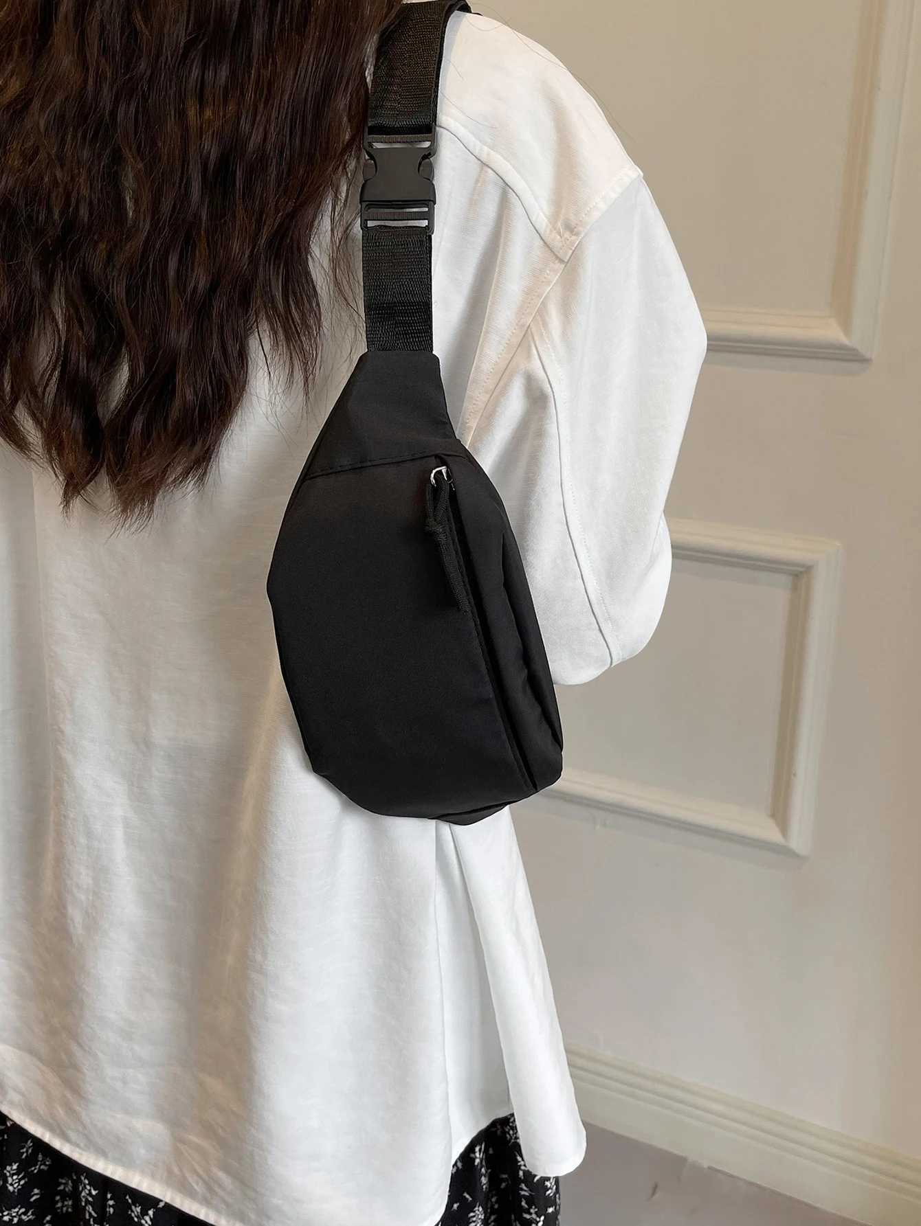 Waist Packs Mens and Womens Street Trend Waist Bag Oxford Casual Waist Bag Crossbody Chest Bag Waist Belt Phone Bag W250604