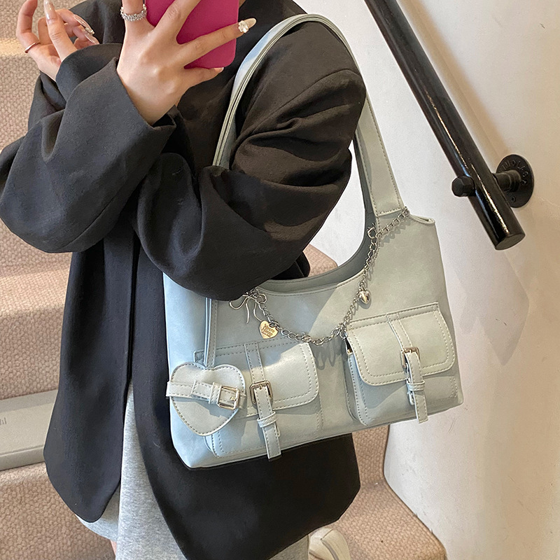 designer High-end Underarm Bag for Women, Commuter Bag 2025 New Large Capacity Fashion Single Shoulder Tote Bag Simple Handbag