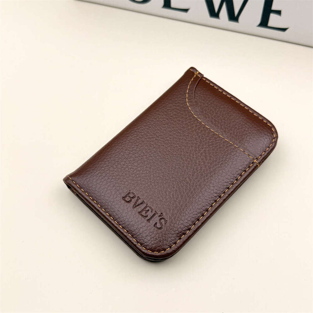 New Holder Bank Clip Credit Card Case Men's Hot Selling Ultra-thin Multifunctional Wallet