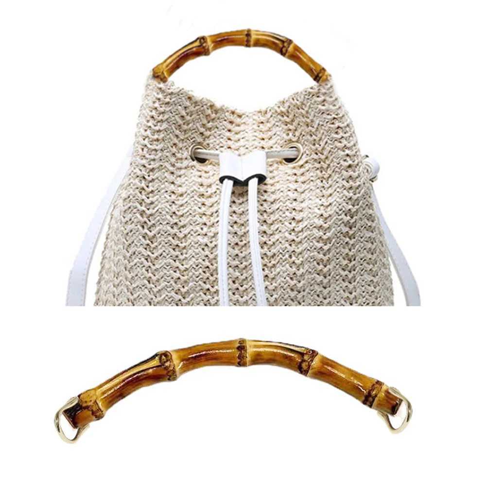 Bamboo Bag Handles For Women Purse Handbags Tote Handle With LinkWoven Bag Handle For DIY Bag Making Accessories W250604