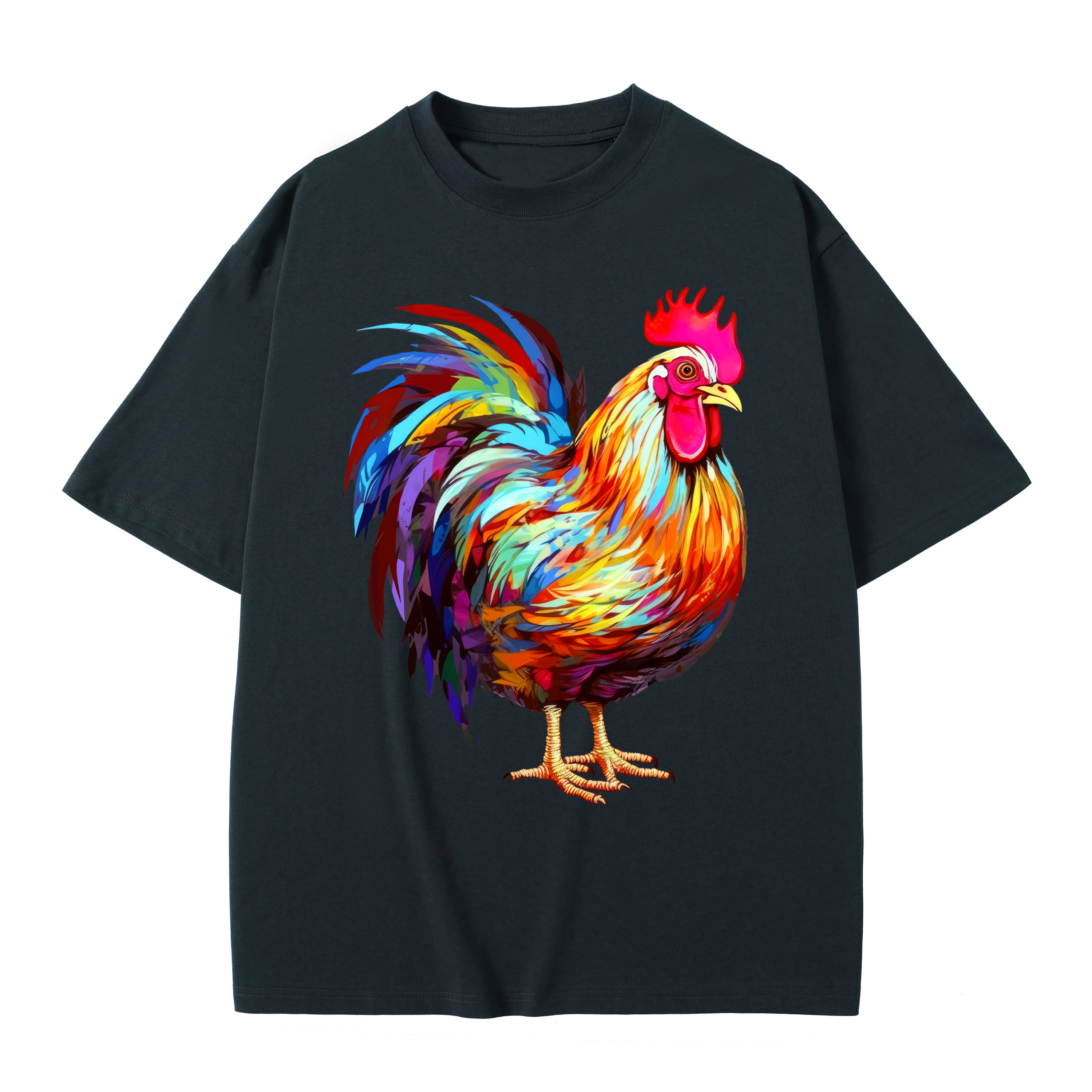 T-shirt men's top designer cotton T-shirt the big G Painting short sleeved clothing high-quality fashionable T-shirt BROADTRUE