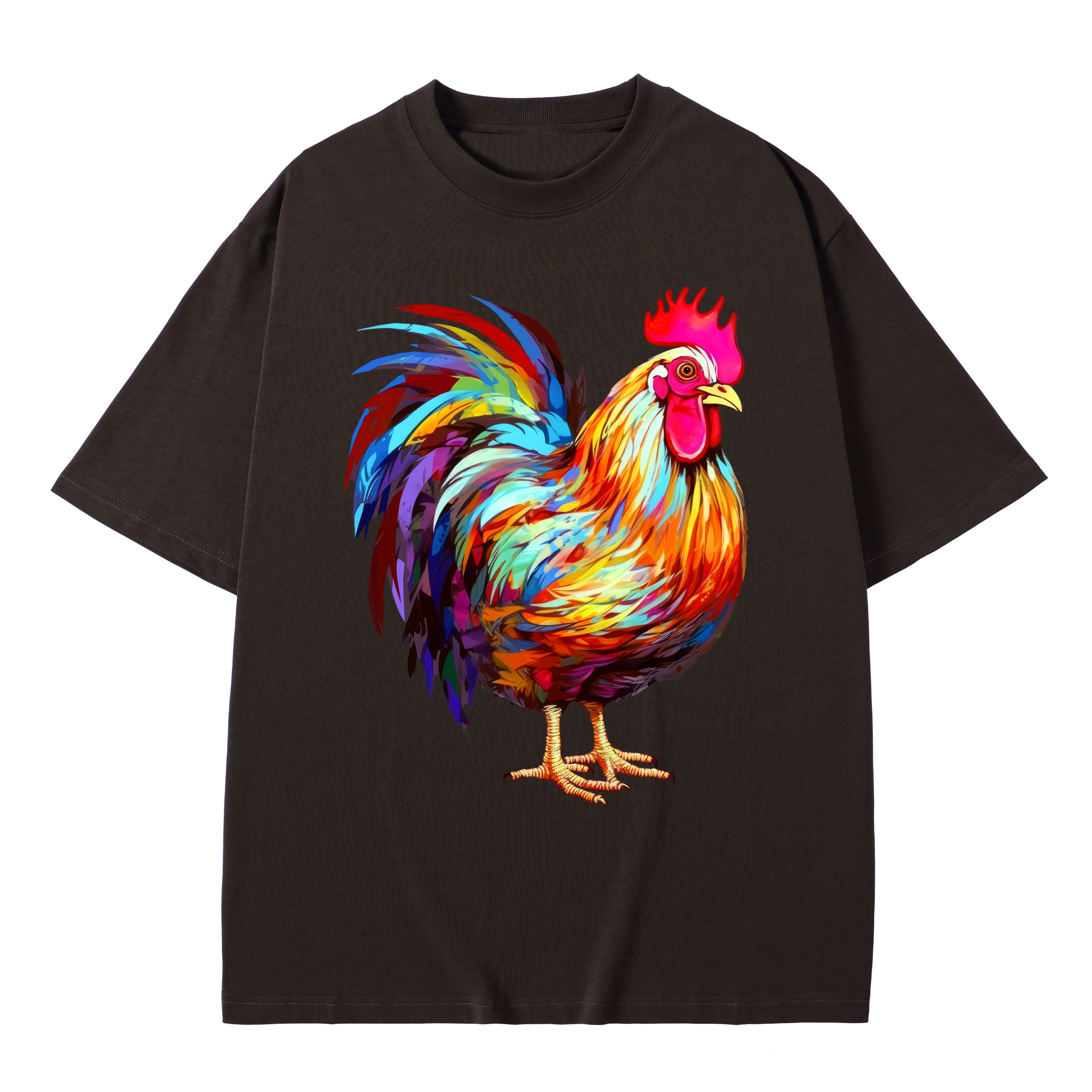 T-shirt men's top designer cotton T-shirt the big G Painting short sleeved clothing high-quality fashionable T-shirt BROADTRUE