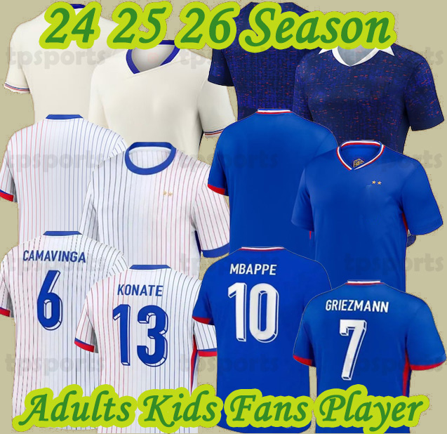 french soccer jerseys 2526 MBAPPE GRIEZMANN GIROUD PAVARO HERNANDEZ DEMBELE Maillots football shirt. 2526 framsoc homes aways mens and kids style football jerseys