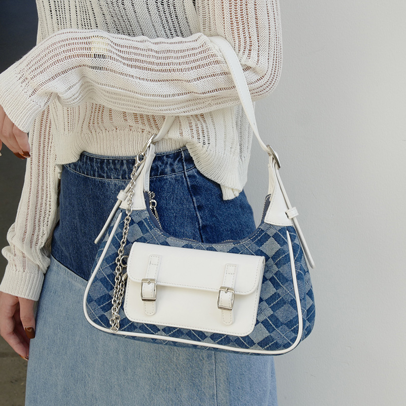 Underarm bag, new niche design, leather shoulder bag, fashionable handbag designer, women's fashionable shoulder bag, crossbody bag