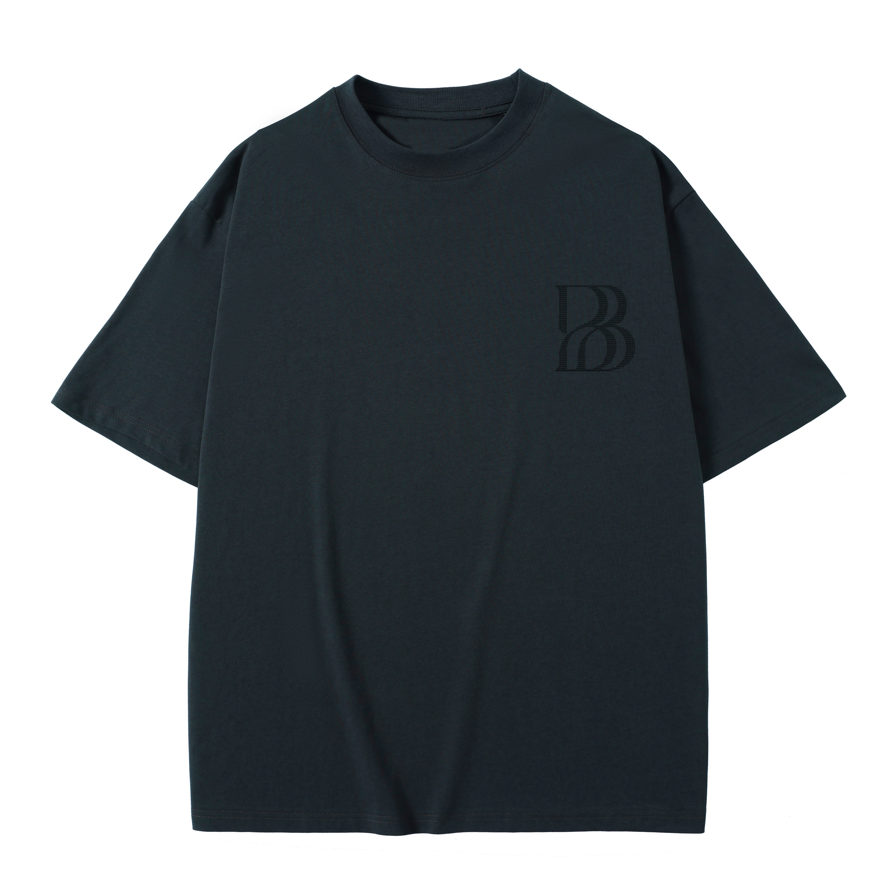 T-shirt men's top designer cotton T-shirt Silver the LOGO short sleeved clothing high-quality fashionable T-shirt BROADTRUE