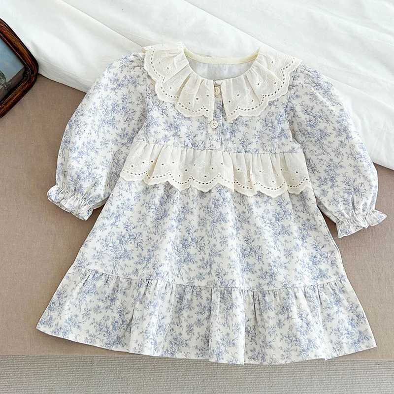 0-6Yrs Baby Girl Princess Dress Spring Children Outfits Sweet Embroidery Clothes Kids Toddler Girl Dresses Infant Baby Clothes R250530