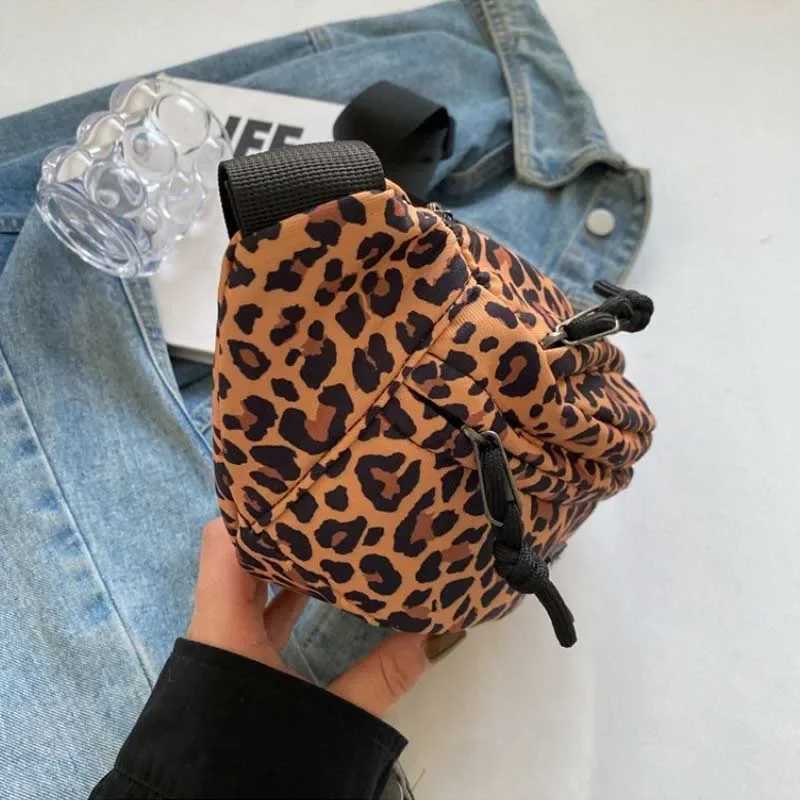 Vintage Leopard Printed Fanny Packs For Women Fashion Zebra Stripe Waist Bag Portable Female Waist Pack Lady Crossbody Chest Bag W250604