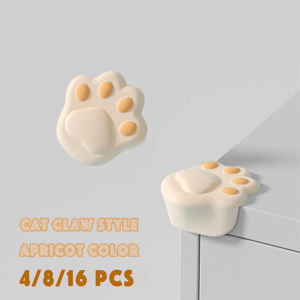 4/8 Pcs Silicone Baby Safety Table Corner Bumper Sharp Angle Protection Strip Bumper Bag Living Room Protector 250530