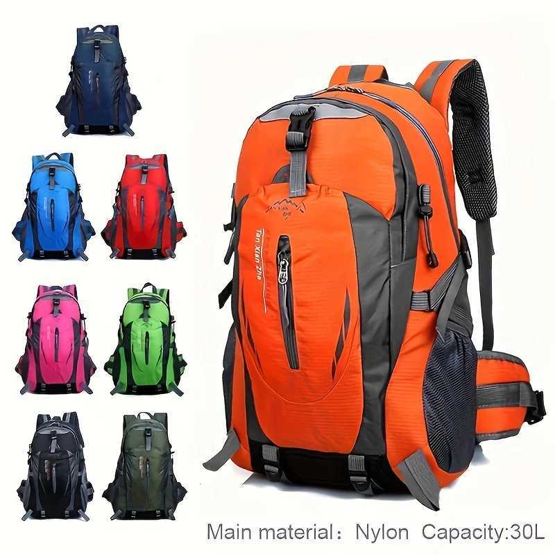 Outdoor Backpack Mens Large Capacity Travel Lightweight Casual Hiking Backpack Sports Waterproof Travel Mountaineering Bag W250603