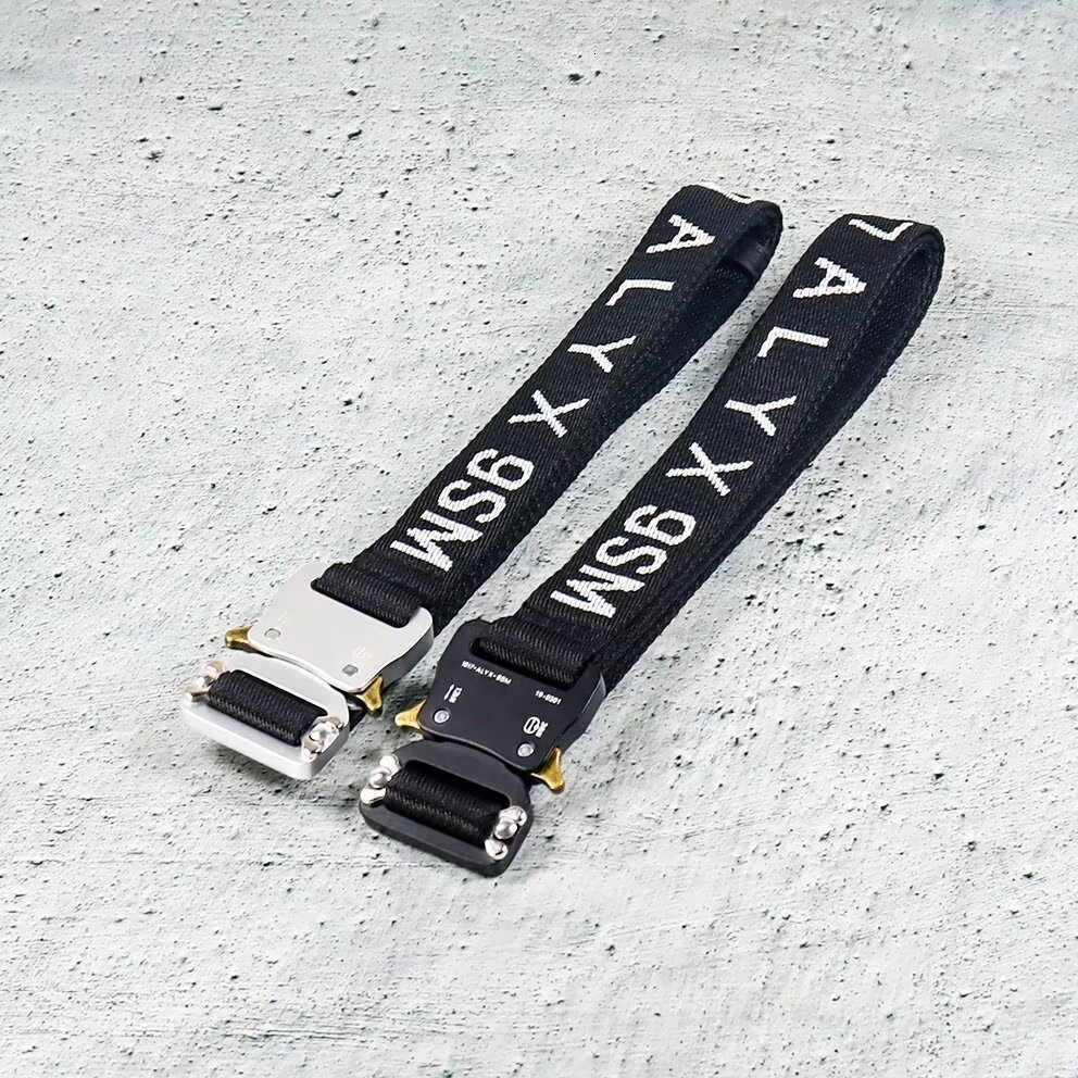 Alyx#zinif heavy tooling functional wind male and female Cobra insert buckle military tactical safety buckle belt 230406