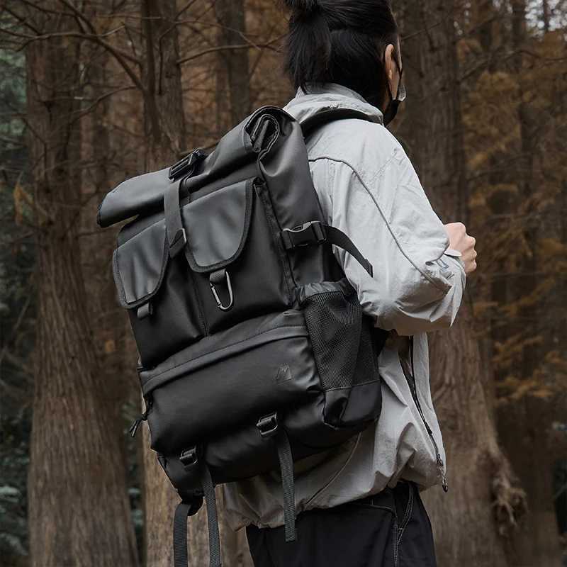 Men Travel Backpack Large Capacity School Backpack 17 Inch Laptop Backpack Business Bag Oxford Sport Hiking Bags Waterproof W250603