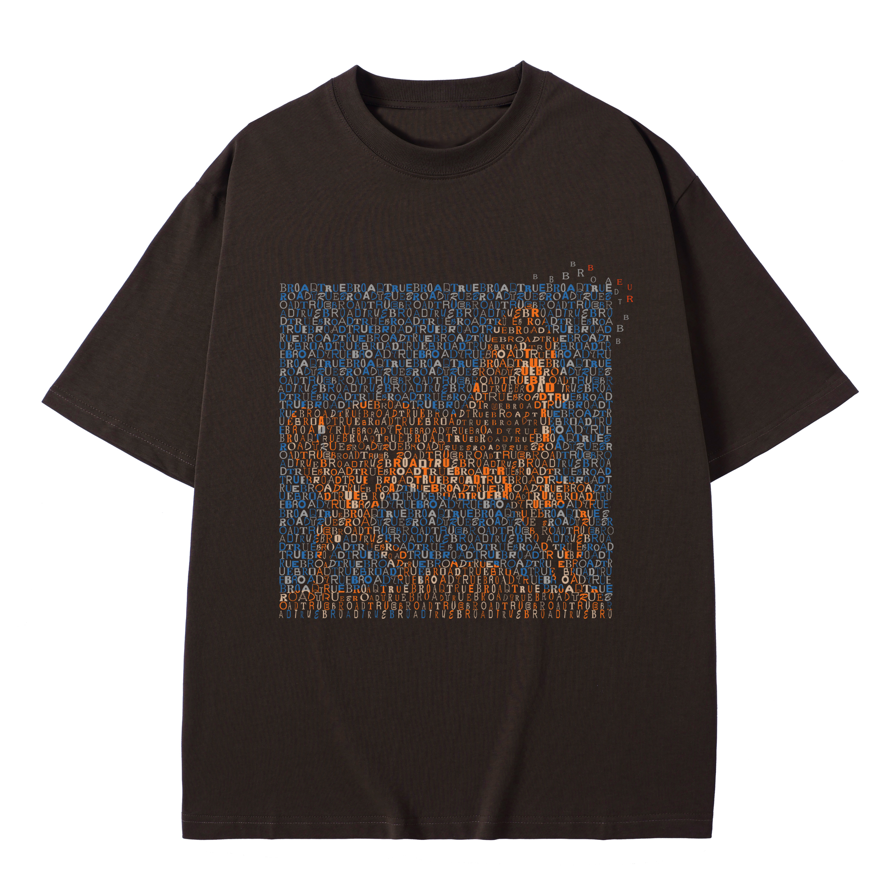 T-shirt men's top designer cotton T-shirt The Shadow of the Horse short sleeved clothing high-quality fashionable T-shirt BROADTRUE