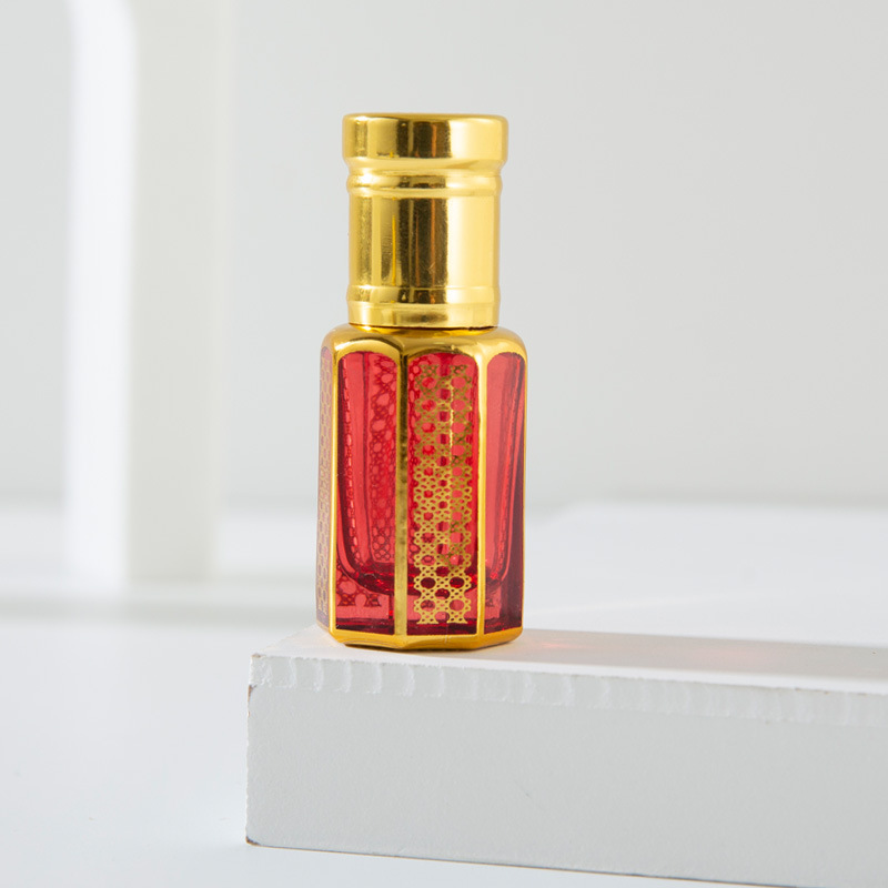 Elegant 6 Milliliter Flavored Fragrance Container Featuring Exquisite Rolled Jewelry Accent