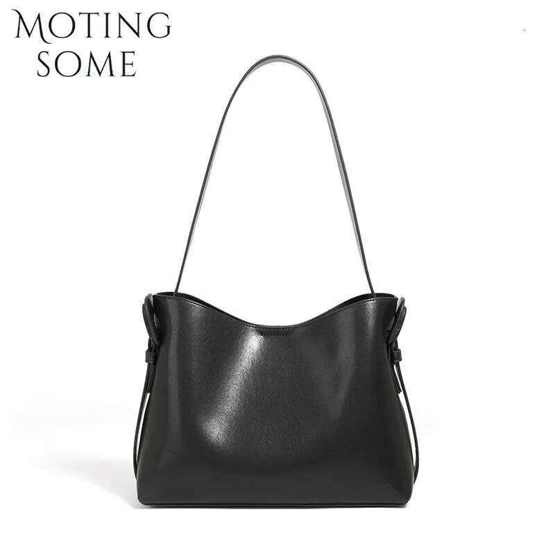 Motingsome Minimalism Women Fallow Style Shoulder Handbag And Purses Designer Satcheles Bosoton Tote 2025 New