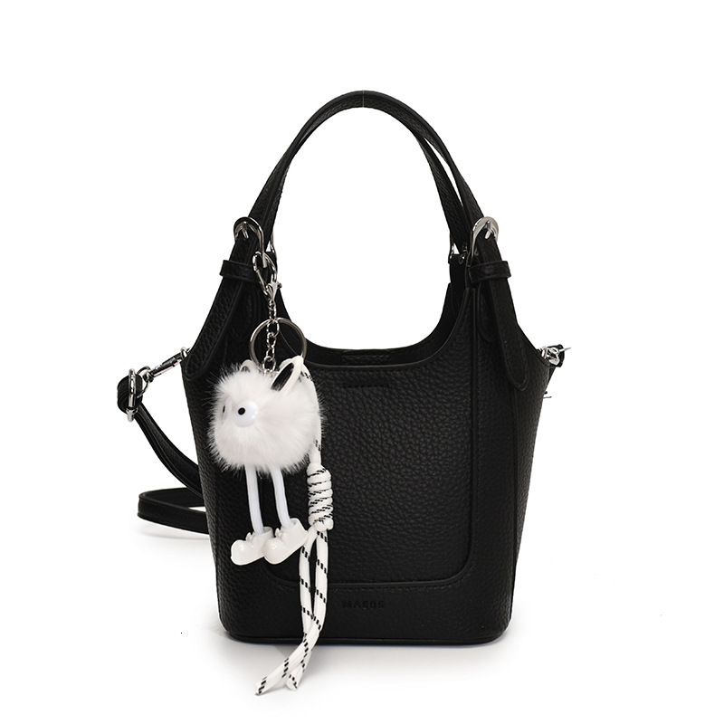 designer High-Quality Texture Simple Handbag for Women 2025 New Spring Korean Style Bucket Bag Fashion Retro Single Shoulder Crossbody Bag