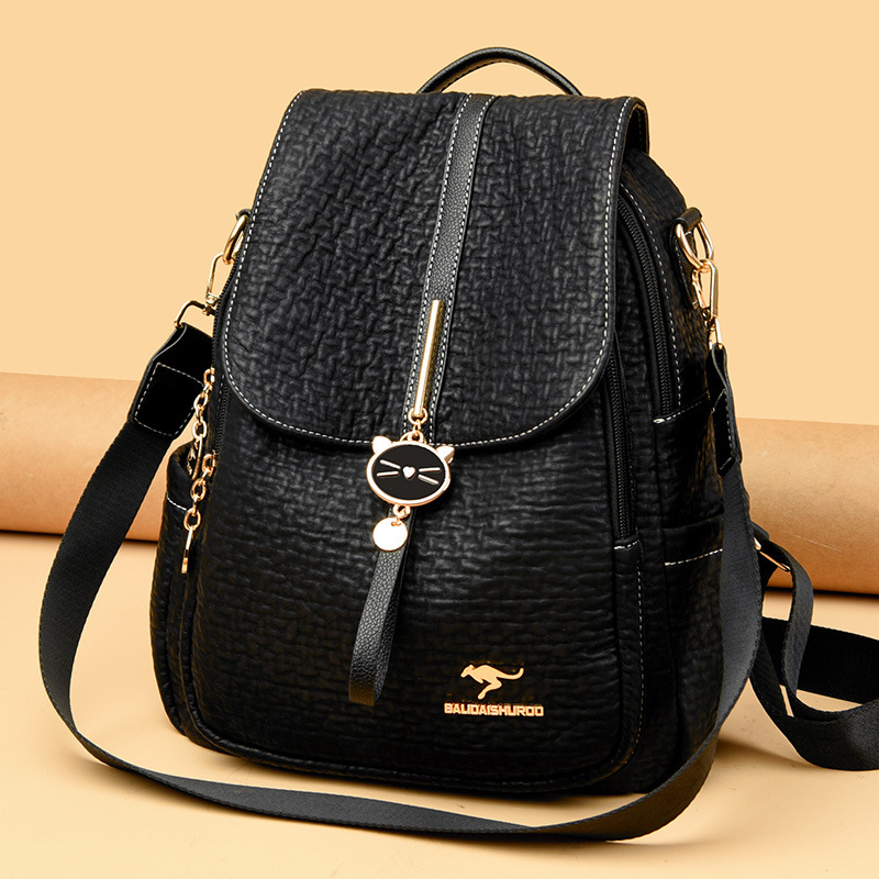 Free Shipping Backpack New Fashion Versatile Women's Bag Simple Versatile Large Capacity Outdoors Student Designer Bag Backpack Simple Crossbody 