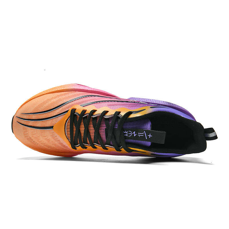 Speciality Carbon Plate Sports Running Shoes Marathon Air Cushion Men Breathable Lightweight Women Comfortable Nonskid Sneakers