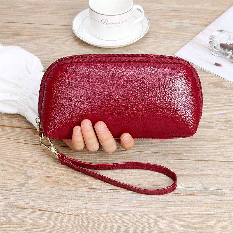 New Long Wallet Fashion Large Capacity Clutch Coin Purse Phone Zipper Handheld Small Women's Bag