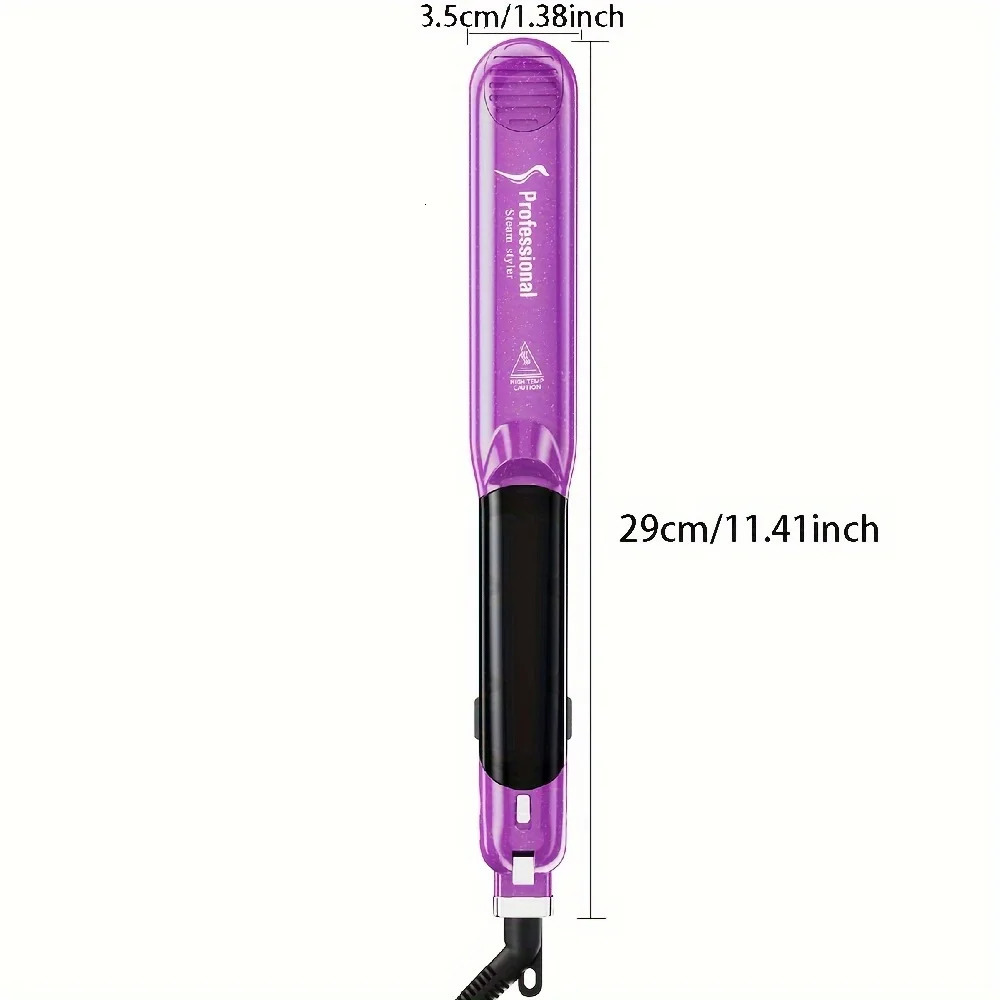 Steam Straighteners for Hair Professional Salon Ceramic Tourmaline Vapor Flat Iron and Curler 2 in 1 Straightening Curling Iron 250529