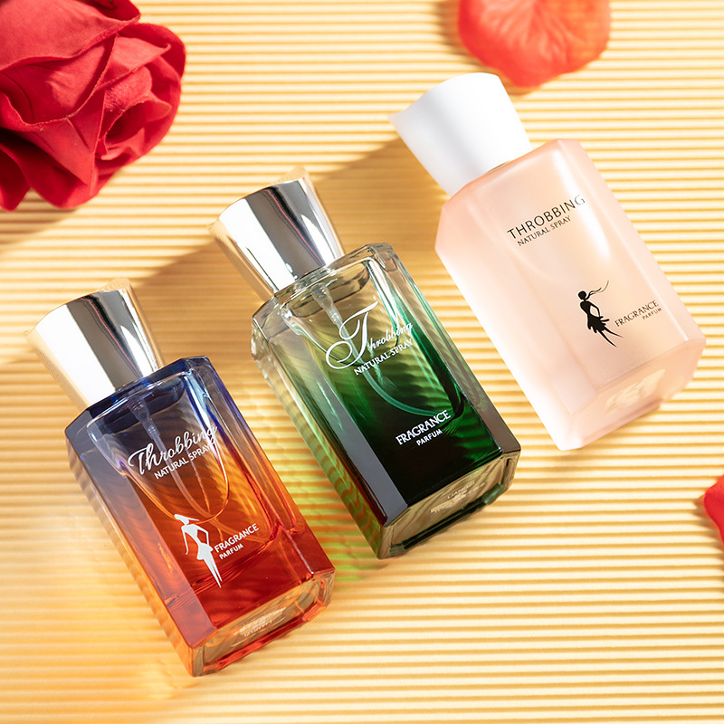 Beautiful posture, heartbeat women's perfume, high-end perfume, long-lasting women's floral fragrance, fresh and natural light fragrance who
