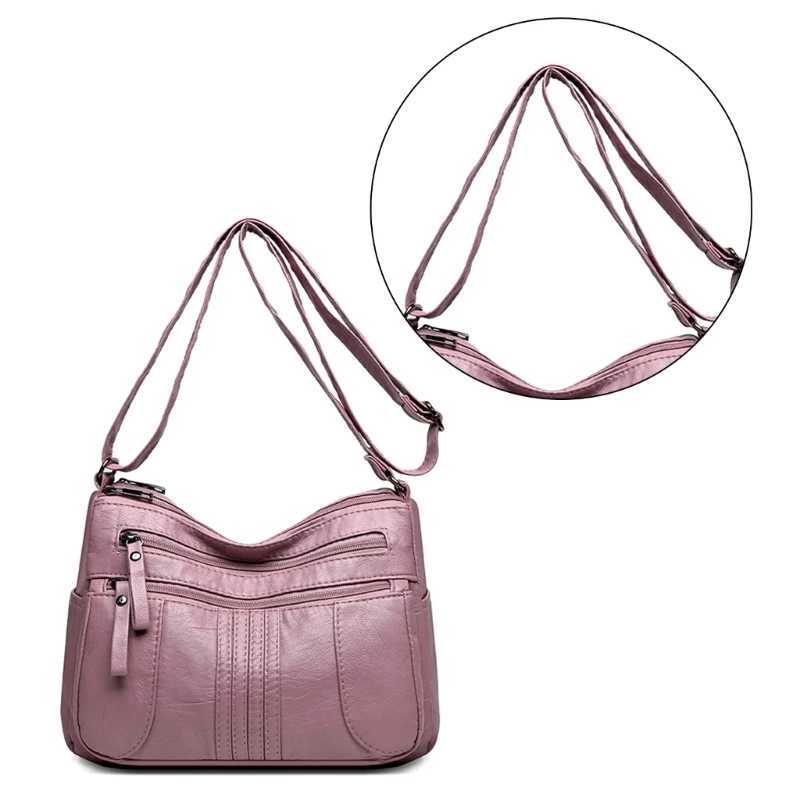 E74B Crossbody Bags For Women Ladies Crossbody Purse Pocketbooks Multi Pocket Shoulder Bag PU Leather Shoulder Purse Handbag XJ250604