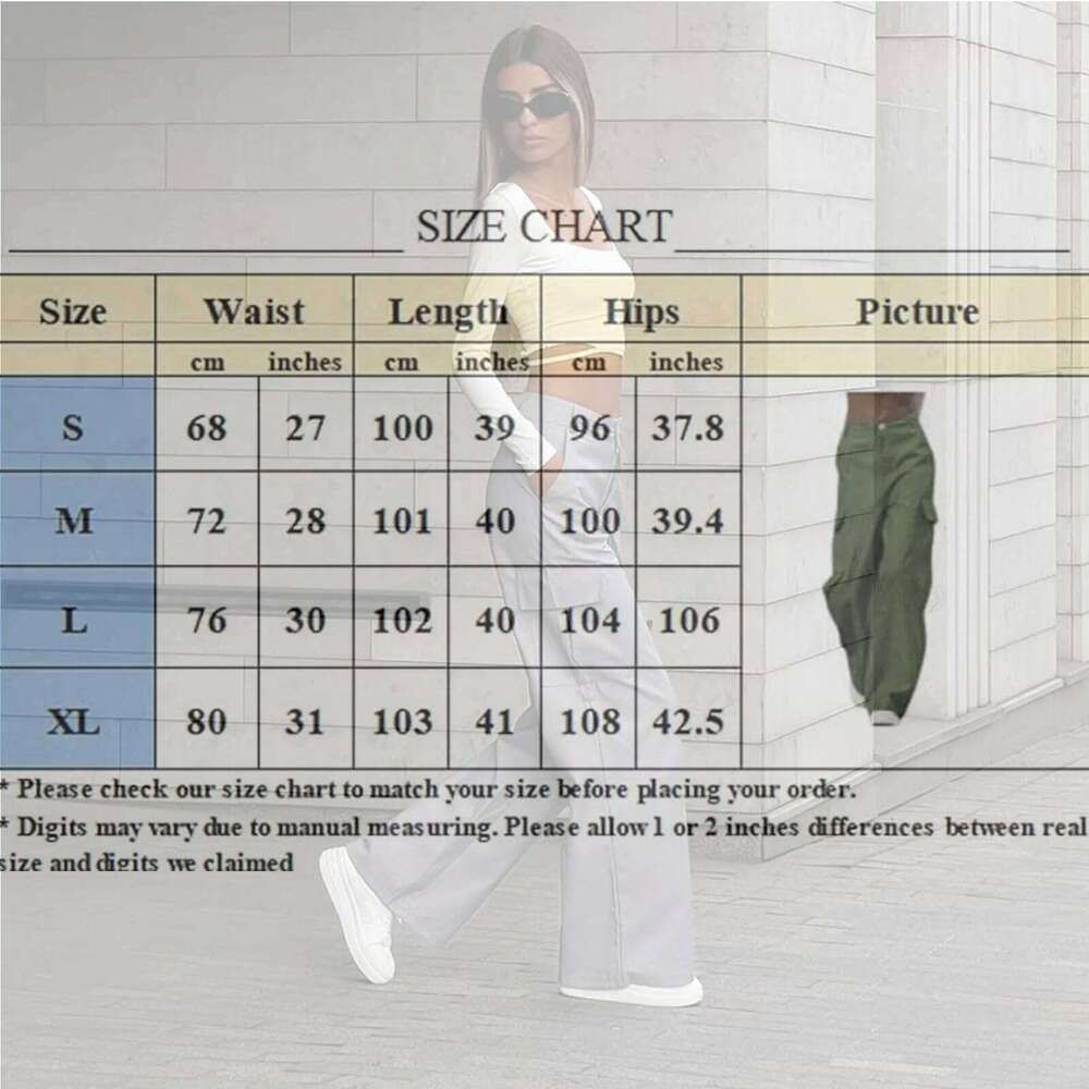 hoodie Women's Wear Summer Women's Pockets High Waist Workout Pants Casual Solid Straight Leg Cargo Trousers Versatile Streetwear jacket
