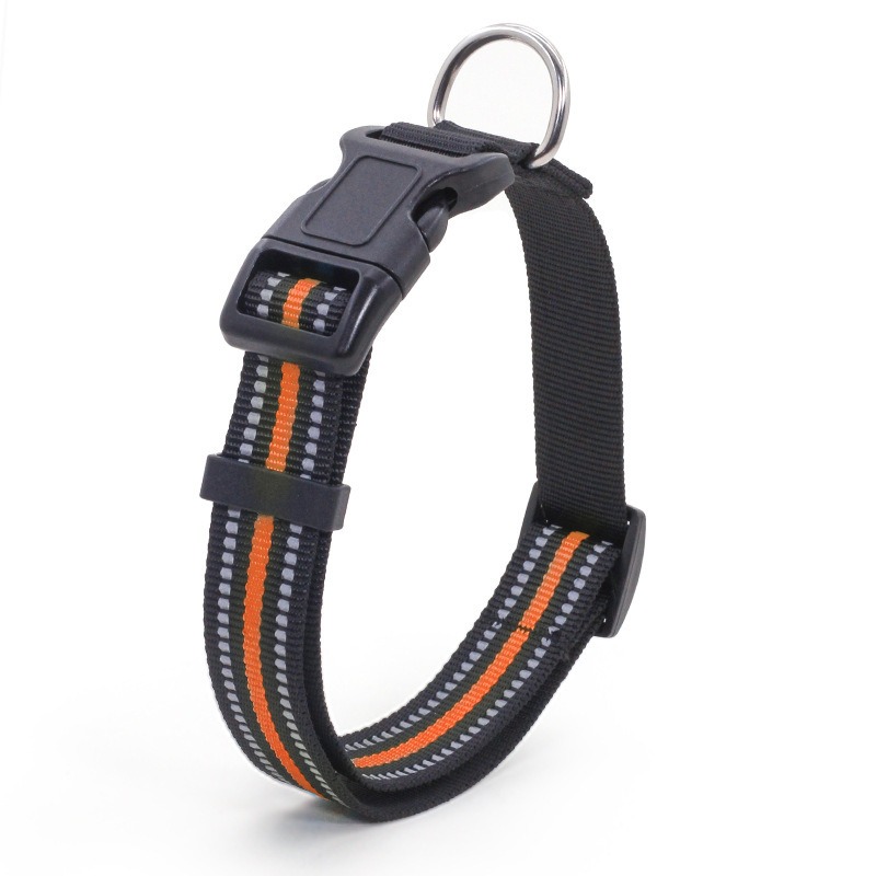 Chew Proof Dog Leash with Steel Wire Core and Reflective Nylon Handle for Medium Large Dogs - 1.2m / 1.5m