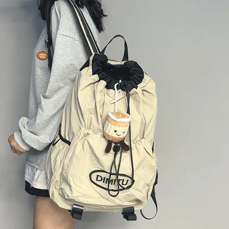 Outdoor Sports Travel Lightweight Women, Drawstring Hiking Backpack Men, Large Capacity Student School Bag for Women